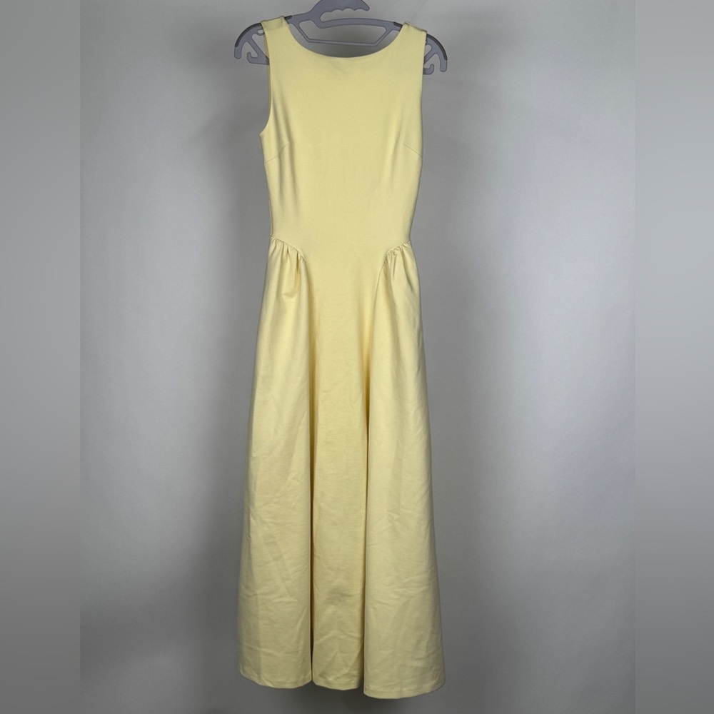 Dynamite Iris Flared Ponte Maxi Dress XS